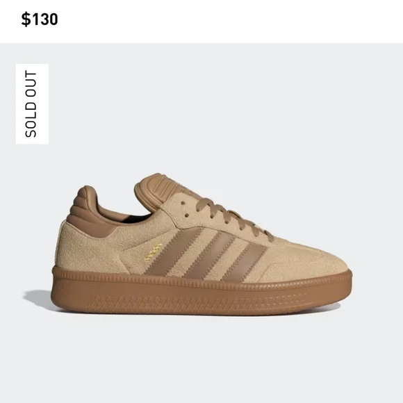 Adidas Beige Suede Sneakers Sz 11 - Picture 13 of 13